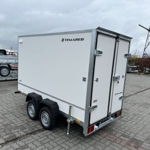 Remorque conteneur Furgon BOX Temared à deux essieux 750 kg – Image 6