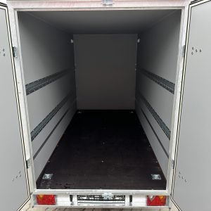 Remorque conteneur Furgon BOX Temared à deux essieux 750 kg – Image 3